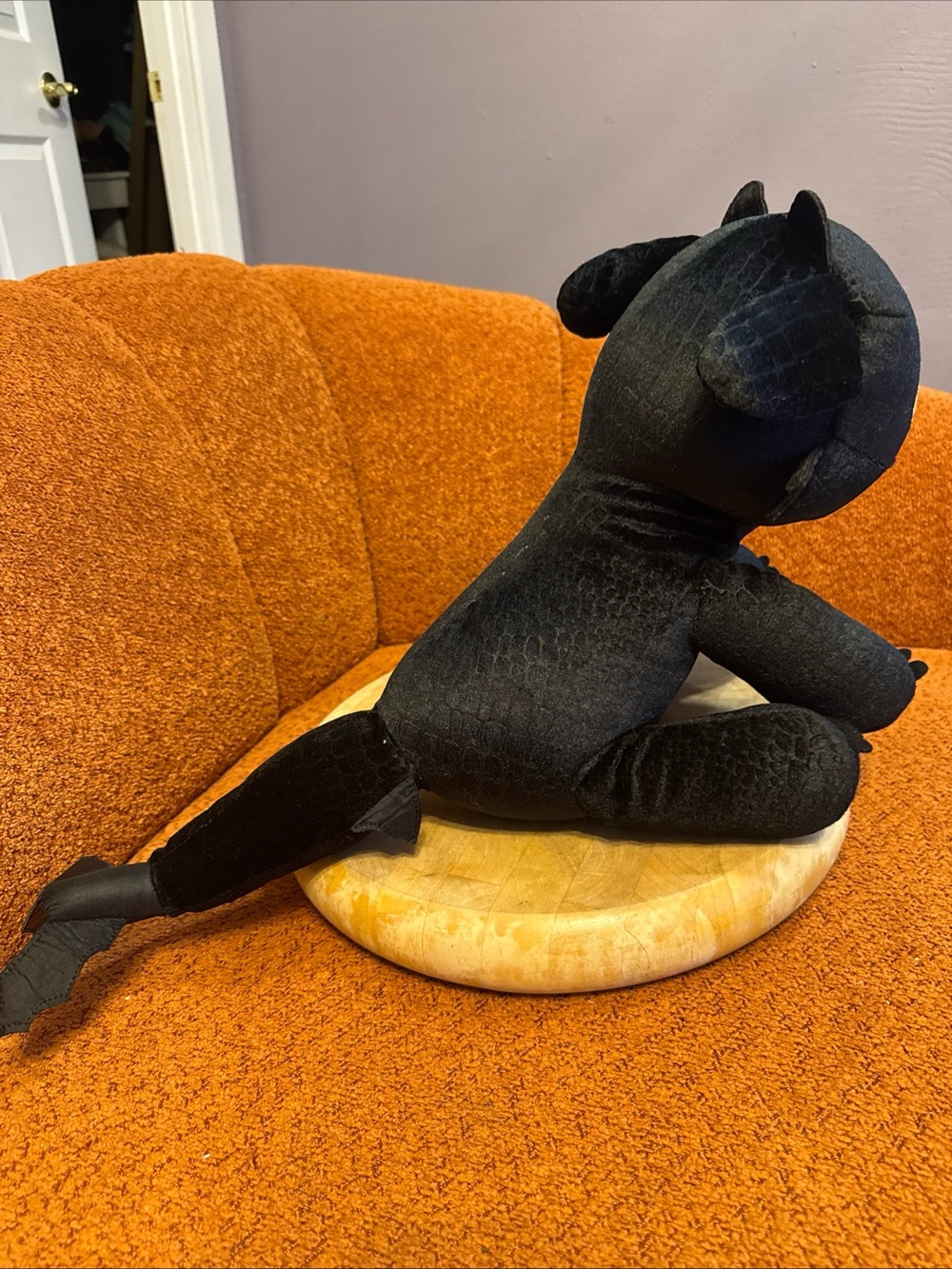 Build-A-Bear Black Toothless Dragon Plush with Green Eyes - Picture 3 of 10
